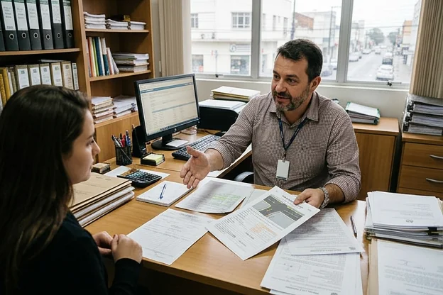 Profissional orientando sobre como recorrer a multas em Uruguaiana.